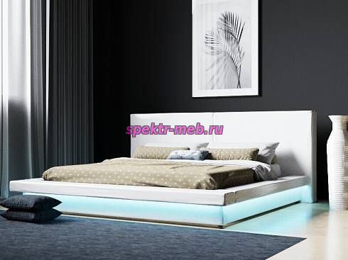 Кровать с мягкой обивкой Подиум