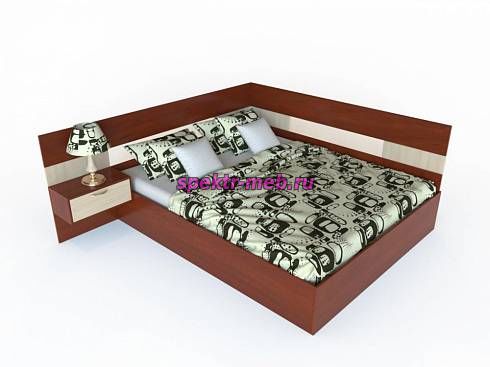 Угловая кровать Форт 4