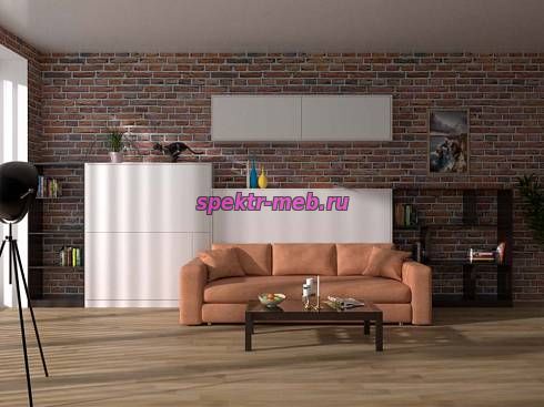 Шкаф-кровать с диваном Лофти