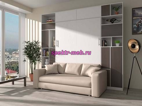 Шкаф-кровать с диваном Фокси