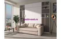 Шкаф-кровать с диваном Фокси