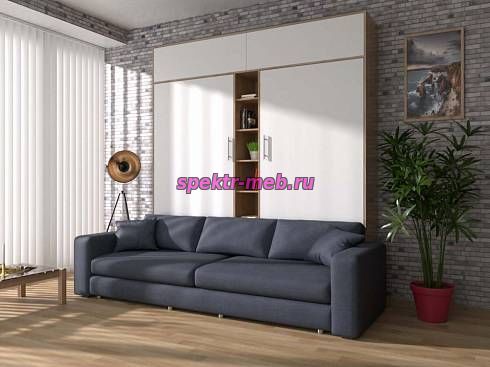 Шкаф-кровать с диваном Дуо 3