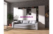 Шкаф-кровать с диваном Тида 04