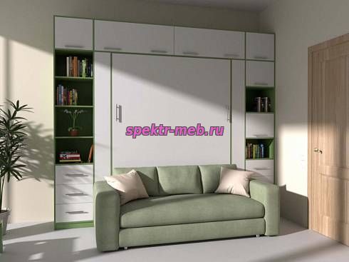 Шкаф-кровать с диваном Изабель-6