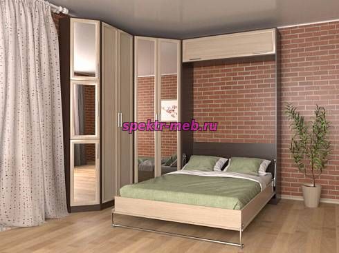 Шкаф-кровать трансформер Бостон