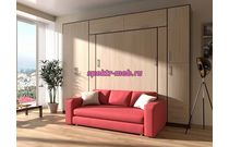 Шкаф-кровать с диваном Изабель-5