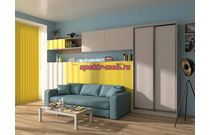 Шкаф-кровать с диваном Прованс