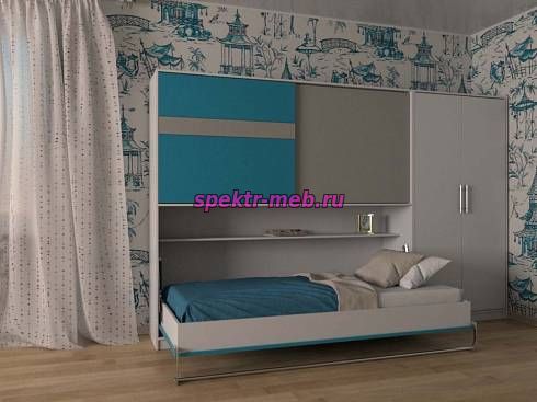 Шкаф-кровать трансформер Шелли 28