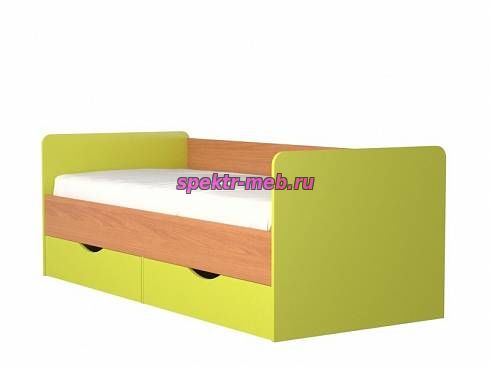 Кровать цветная