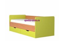 Кровать цветная