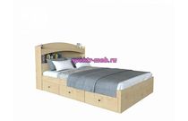 Кровать с полками Лея 15