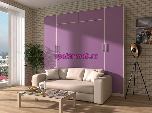 Шкаф-кровать с диваном Хлоя 15