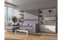 Шкаф-кровать с диваном Флора 14