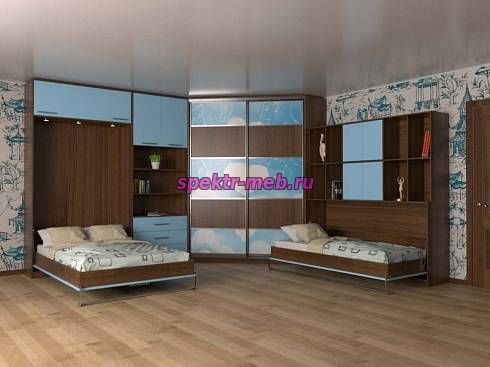 Шкаф-кровать трансформер Элли 1