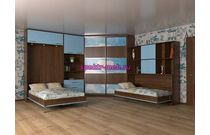 Шкаф-кровать трансформер Элли 1