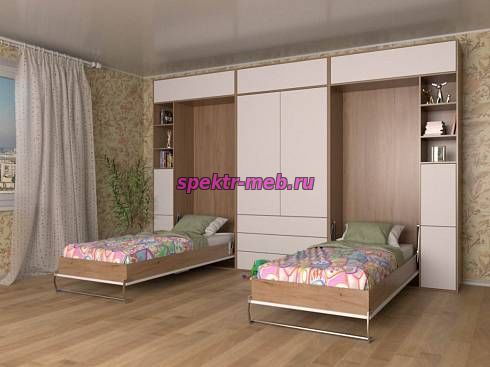 Шкаф-кровать трансформер Дуо 1