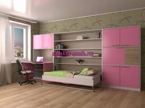 Шкаф-кровать трансформер Летто