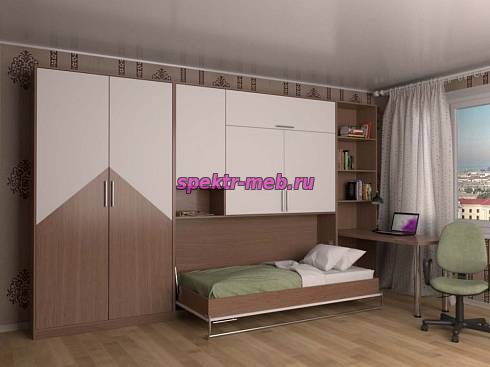 Шкаф-кровать трансформер Бранч
