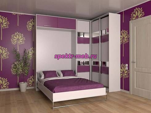 Шкаф-кровать трансформер Элли 6