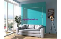 Шкаф-кровать с диваном и антресолью Марта