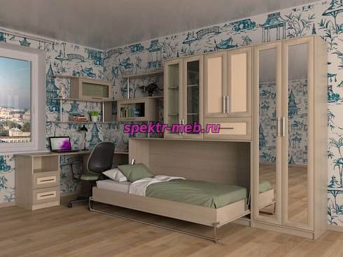 Шкаф-кровать трансформер Клинт