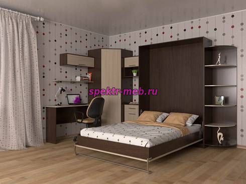 Шкаф-кровать трансформер Мокко