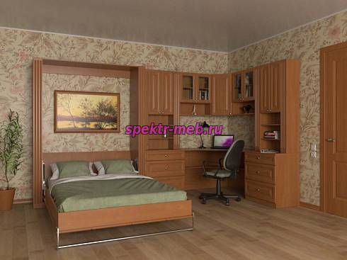 Шкаф-кровать трансформер Чикаго