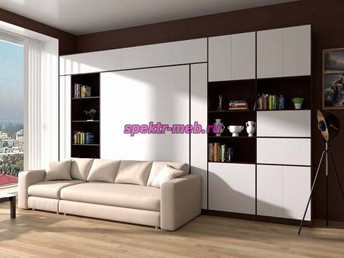 Шкаф-кровать с диваном Астра