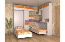 Шкаф-кровать трансформер Жасмин 64