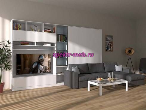 Шкаф-кровать с диваном Блэк