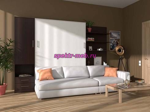 Шкаф-кровать с диваном Нью 5