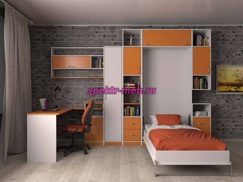 Шкаф-кровать трансформер Форма 129