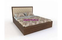 Кровать с мягким изголовьем Виктория