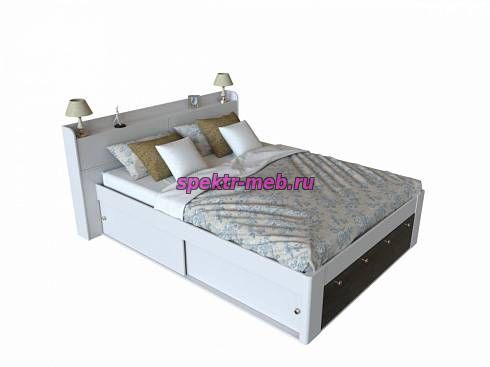 Кровать с полками Лея 14