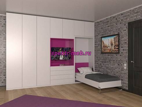 Шкаф-кровать трансформер Марио 38