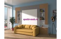 Шкаф-кровать с диваном Флора 3