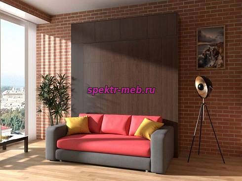 Шкаф-кровать с диваном Дино 6