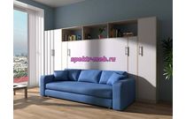 Шкаф-кровать с диваном Элли 10