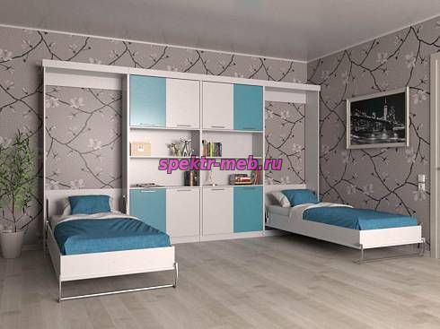 Шкаф-кровать трансформер Жасмин 60