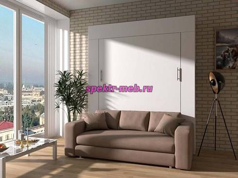 Шкаф-кровать с диваном Флора 4