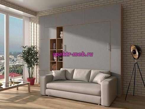 Шкаф-кровать с диваном Жером