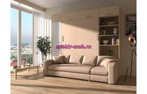 Шкаф-кровать с диваном Дана