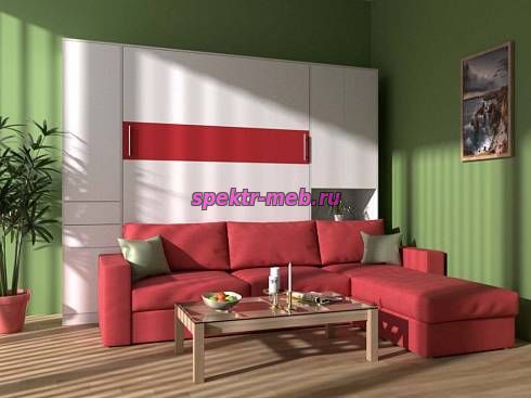 Шкаф-кровать с диваном Изабель-12