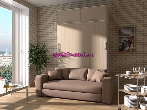 Шкаф-кровать с диваном Марио 40