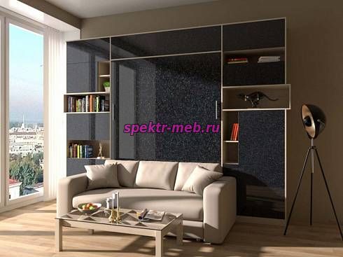 Шкаф-кровать с диваном Гранди
