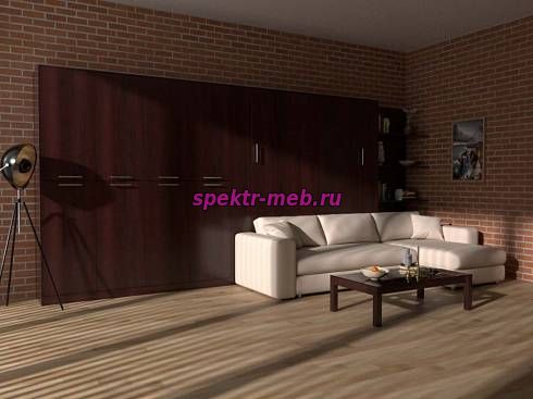 Шкаф-кровать с диваном Фиона 32