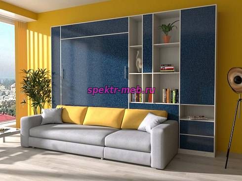 Шкаф-кровать с диваном Фокси Макс