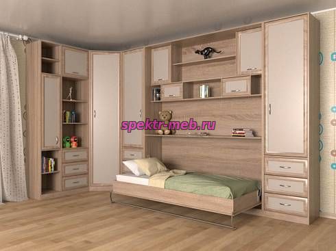 Шкаф-кровать трансформер Дуга