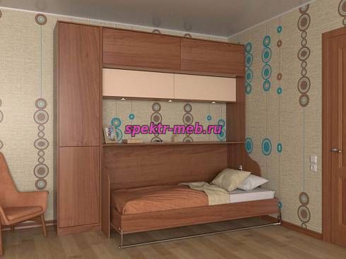 Шкаф-кровать трансформер Форма 2