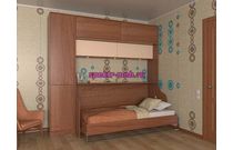 Шкаф-кровать трансформер Форма 2